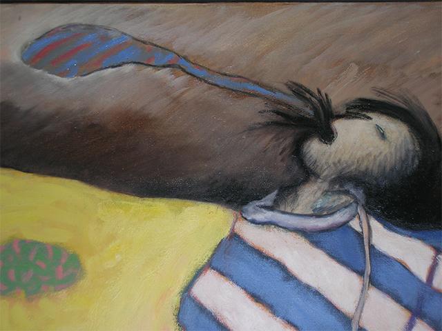 Expone obras donadas al museo.