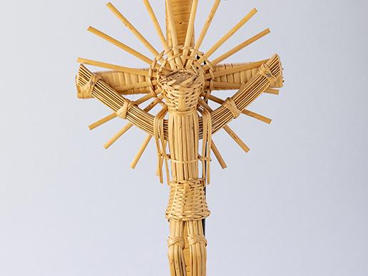 Crucifixión de mimbre